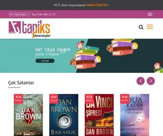 Tapiks.com(YKS, LGS, KPSS Soru Bankaları ve Konu Anlatımlı Kitaplar, Edebiyat, Çocuk ve Gençlik, Anne-Bebek, Roman, Şiir, Tarih, Siyaset, Din ve Mitoloji Kitapları Hızlı Kargo, Güvenli Ödeme ve Uygun Fiyata Kapında) Screenshot