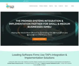 Tapinnov.com(TAP Innovations) Screenshot