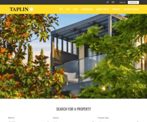 Taplin.com.au(Taplin) Screenshot
