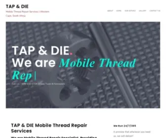 Tapndie.com(Mobile Thread Repair Services Western Cape) Screenshot