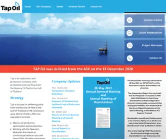 Tapoil.com.au(Tap Oil Limited) Screenshot