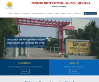 Tapovanschool.net(Tapovan International School) Screenshot