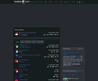 Tappedout.net(MTG Deck Builder and Community) Screenshot