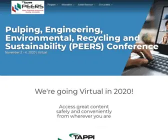 Tappipeers.org(PEERS 2021) Screenshot
