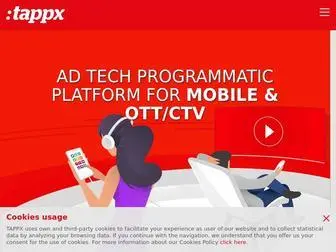 Tappx.com(Ad Tech Programmatic Platform for Mobile) Screenshot