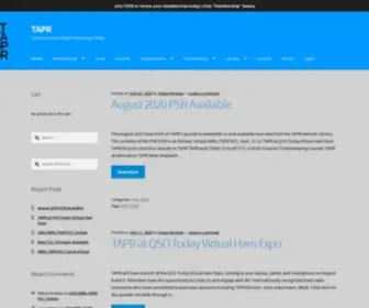 Tapr.org(Tomorrow's Ham Radio Technology Today) Screenshot