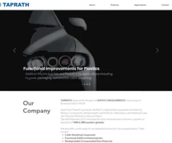 Taprath.com(Taprath Elastomers LLP) Screenshot