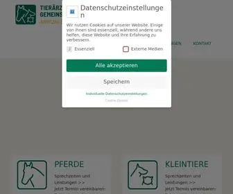 Tapraxis-Janetzko.com(Tierärztliche Gemeinschaftspraxis) Screenshot