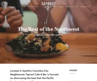 Taprootseattle.com(Taproot Cafe & Bar) Screenshot