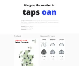 Taps-AFF.co.uk(Glasgow, Taps-Aff or Taps-Oan) Screenshot