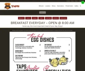 Tapsbrea.com(Breakfast Menu) Screenshot