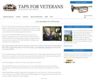 Tapsforveterans.org(Tapsforveterans) Screenshot