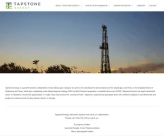 Tapstoneenergy.com(Tapstone Energy) Screenshot