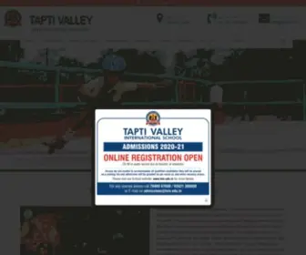 Taptivalleyschool.com(Tapti Valley International School) Screenshot