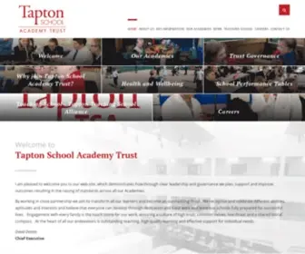 Taptontrust.org.uk(Tapton School Academy Trust) Screenshot