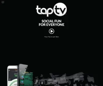 Taptvtonight.com(Tap TV brings fun) Screenshot