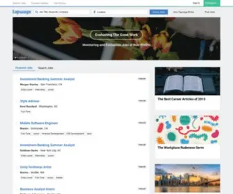 Tapwage.com(Job Search and Career Advice) Screenshot