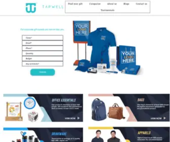 Tapwell.in(Corporate gifts) Screenshot