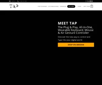 Tapwithus.com(Tap Strap 2) Screenshot
