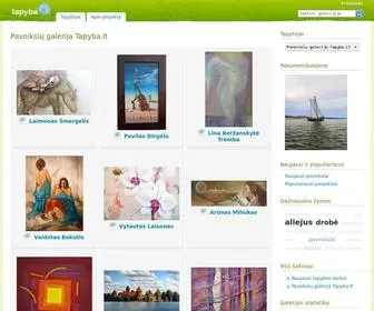 Tapyba.lt(Nauja svetain) Screenshot