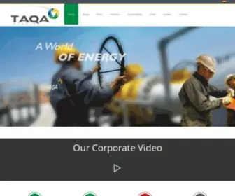 Taqa.com.eg(TAQA Arabia) Screenshot