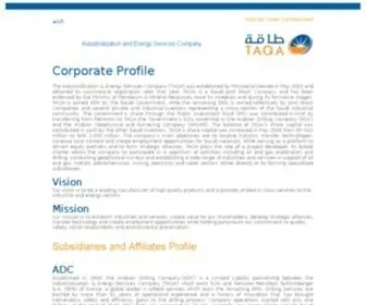 Taqa.com.sa(TAQA) Screenshot