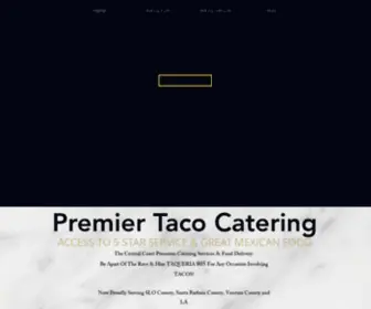 Taqueria805.com(Taco Catering San Luis Obispo) Screenshot