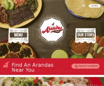 Taqueriasarandas.com(Authentic Mexican Restaurants) Screenshot
