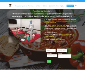 Taquizasenqueretaro.com(Taquizas en Queretaro) Screenshot
