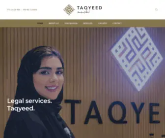 TaqYeed.ae(Legal Services) Screenshot