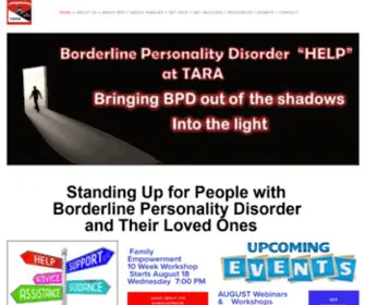 Tara4BPD.org(Borderline Personality Disorder Help) Screenshot