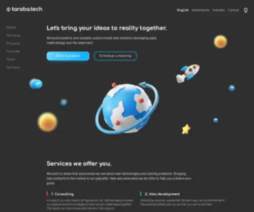 Taraba.tech(Software Development Company) Screenshot