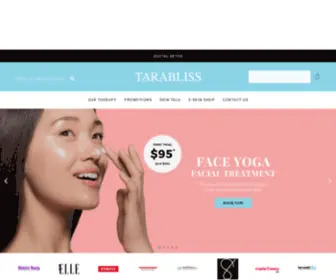 Tarabliss.com.sg(Facial Treatments & Massage in Singapore) Screenshot