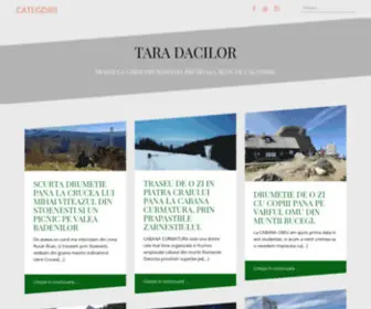 Taradacilor.ro(Tara Dacilor) Screenshot