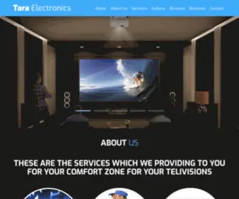 Taraelectronics.com(Tara Electronic For Best LED and LCD TV's Repiring) Screenshot