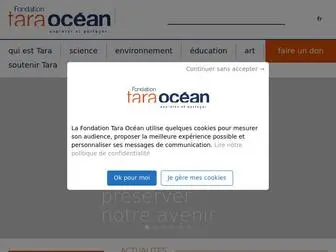 Taraexpeditions.org(Explorer et sensibiliser pour protéger l'Océan) Screenshot