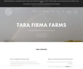 Tarafirmafarms.com(Tara Firma Farms) Screenshot