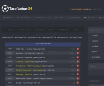 Taraftarium24.tv(Taraftarium 24) Screenshot