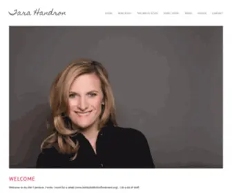 Tarahandron.com(Tara Handron) Screenshot