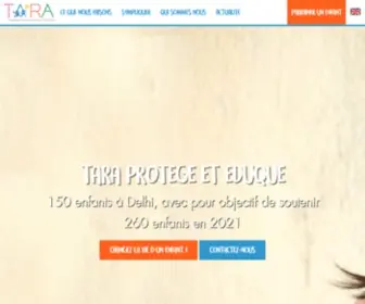 Taraindia.org(TARA protege et eduque) Screenshot