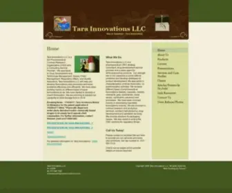 Tarainnovations.com(Tara Innovations LLC) Screenshot