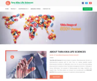 Tarakika.com(Tara Kika Life Sciences) Screenshot