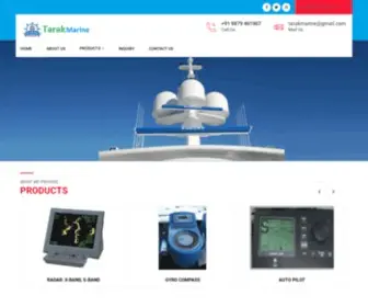 Tarakmarine.com(Tarak Marine) Screenshot