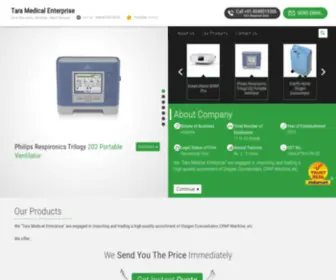 Taramedicalenterprise.in(Tara Medical Enterprise) Screenshot
