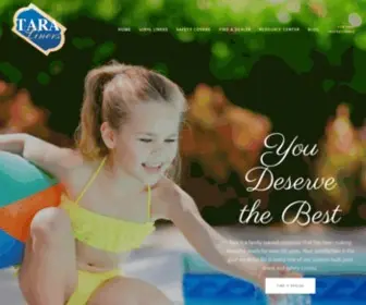 Taramfg.com(Swimming pool company Tara Manufacturing in AL) Screenshot