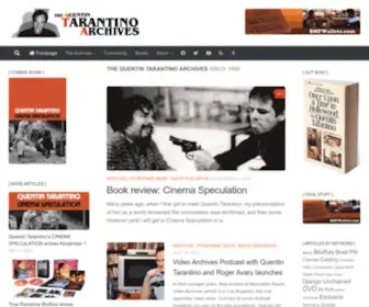 Tarantino.info(The Quentin Tarantino Archives) Screenshot
