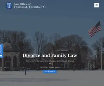 Tarantolaw.com(Taranto Law Firm) Screenshot