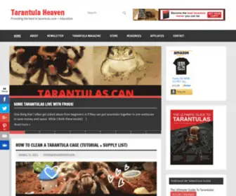 Tarantulaheaven.com(Tarantula Heaven) Screenshot