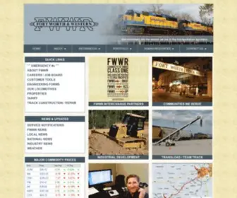 Tarantulatrain.com(Fort Worth & Western Railroad (FWWR)) Screenshot