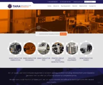 Tarasemi.com(Tarasemi is a used semiconductor equipment marketplace online) Screenshot